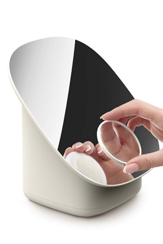 Specchio da appoggiare con spazio riordino make-up Viva