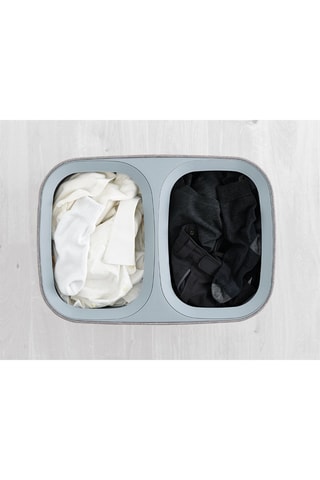 Cesta per biancheria 2 scomparti Tota - 90 l