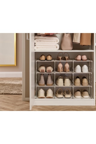 Portascarpe regolabile Level™ Plus - Fino a 12 paia.