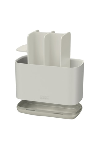 Portaspazzolini EasyStore. - 8 scomparti - Bianco e grigio