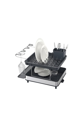 Scolapiatti con 2 livelli in acciaio Excel™ - 46,5 x 31,9 x 31,5 cm