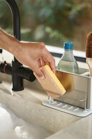 Organizer per lavello in acciaio inossidabile Surface™ - 18 x 12,5 x 12,8 cm