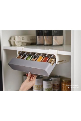 Portaspezie sotto mensola - Grigio