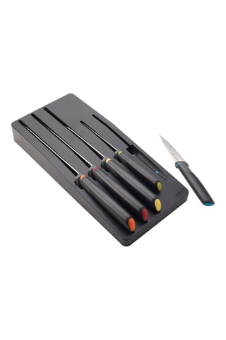 5 cuchillos y bandeja organizadora para cajón Elevate Knives Stor