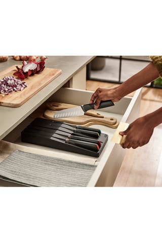 5 cuchillos y bandeja organizadora para cajón Elevate Knives Stor