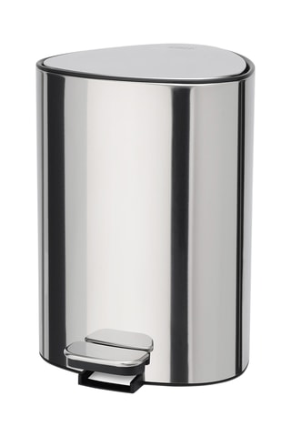 Papelera de acero inoxidable con pedal Easy store - 5 l