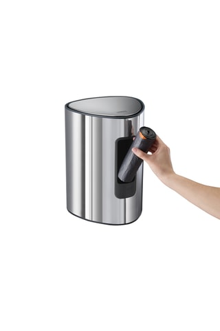 Papelera de acero inoxidable con pedal Easy store - 5 l