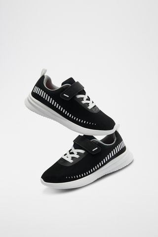 2 paires de tennis - Noir et rose poudré