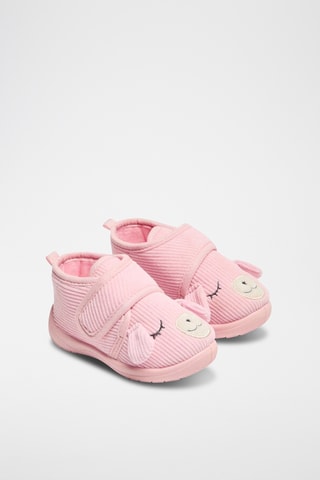 Chaussons à oreilles - Rose