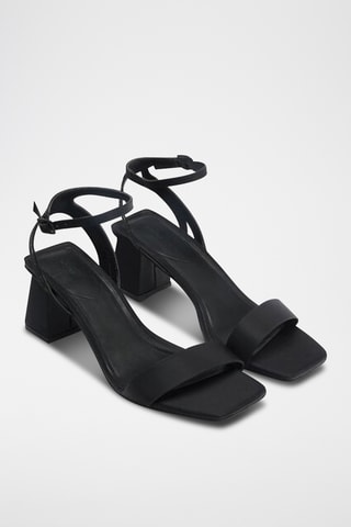 Sandales à talons - Noir