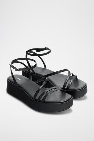 Sandales plateformes - Noir