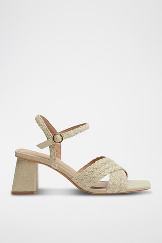 Sandales à talons - Beige