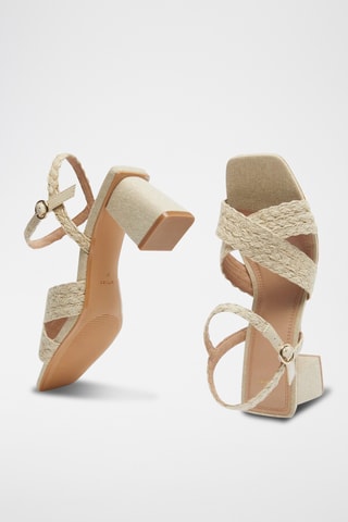 Sandales à talons - Beige