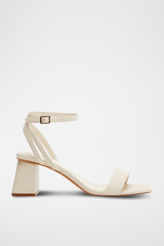 Sandales à talons - Ecru