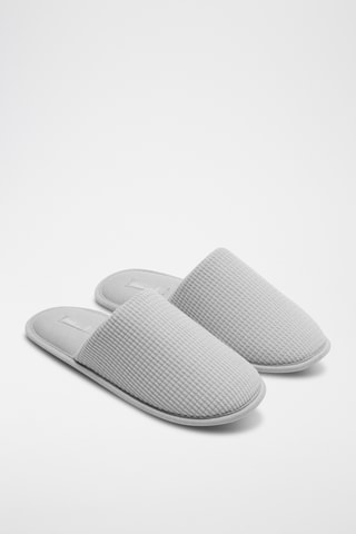 Pantoufles - Gris clair