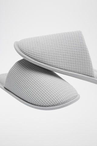 Pantoufles - Gris clair