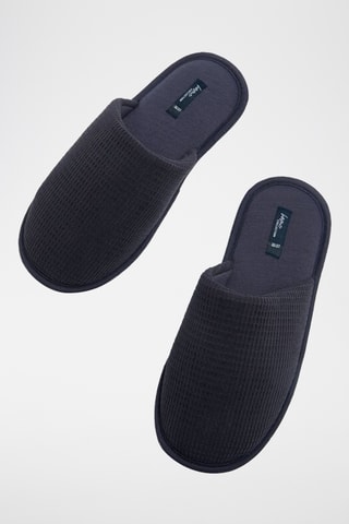 Pantoufles - Bleu nuit