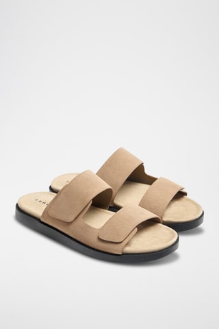 Mules en cuir - Marron