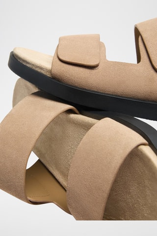 Mules en cuir - Marron