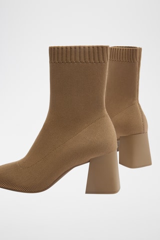 Bottines-chaussettes - Marron