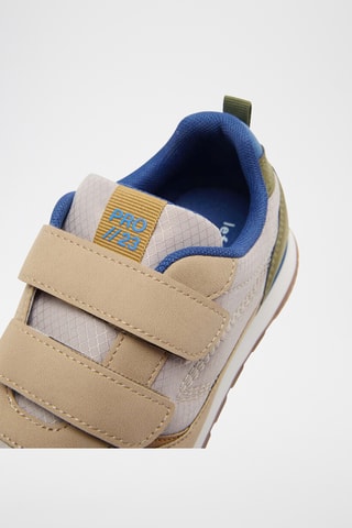 Baskets - Beige et kaki