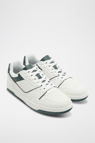 Baskets - Blanc et vert
