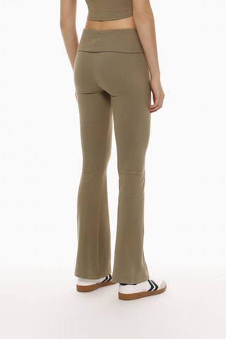 Pantalon flare - Kaki