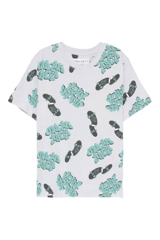 T-shirt de pyjama - Gris clair