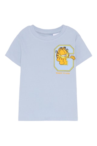 T-shirt de pyjama Garfield - Bleu clair
