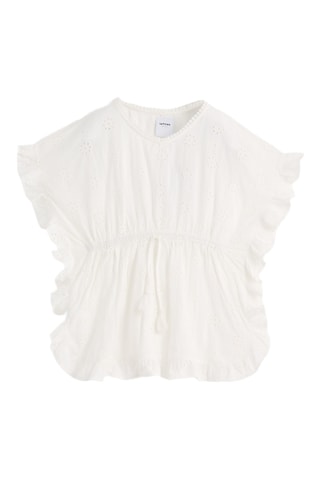 Robe en broderie anglaise - Blanc