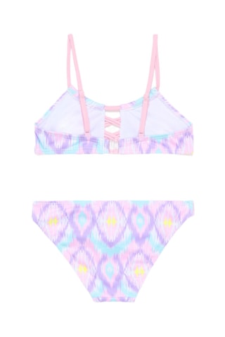 Maillot 2 pièces - Violet et bleu clair