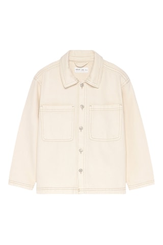 Surchemise en jean - Ecru