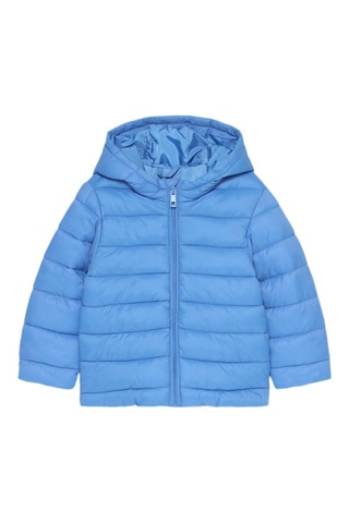 Doudoune à capuche - Bleu cobalt