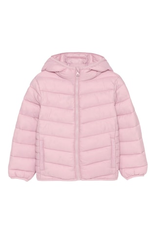 Doudoune à capuche - Rose