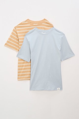 2 t-shirts - Orange et ciel