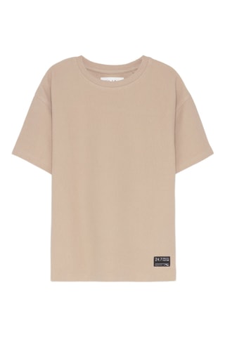 T-shirt - Beige et noir