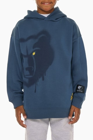 Sweat à capuche - Bleu cobalt