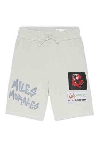 Short Spider-Man Avengers Marvel - Ecru