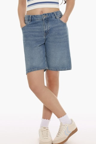 Short en jean - Bleu