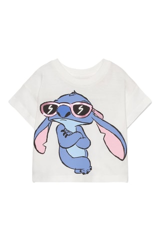 T-shirt et legging Stitch Lilo et Stitch Disney - Blanc