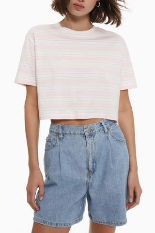 T-shirt cropped - Blanc