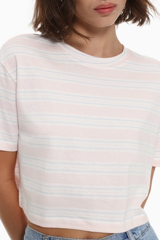 T-shirt cropped - Blanc