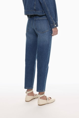 Jean mom - Bleu