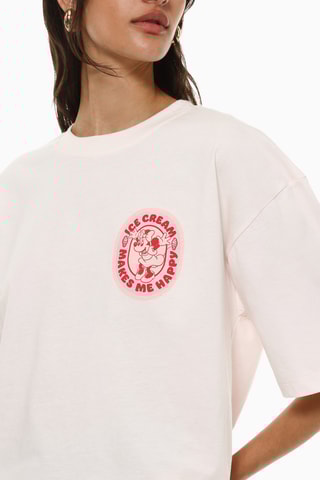 T-shirt Minnie Disney - Blanc