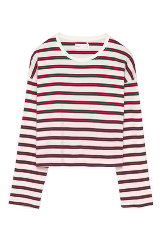 T-shirt - Ecru et bordeaux