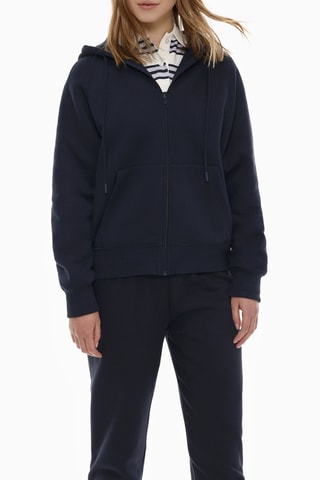 Sweat à capuche - Bleu foncé