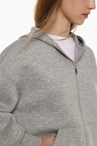 Sweat à capuche - Gris chiné