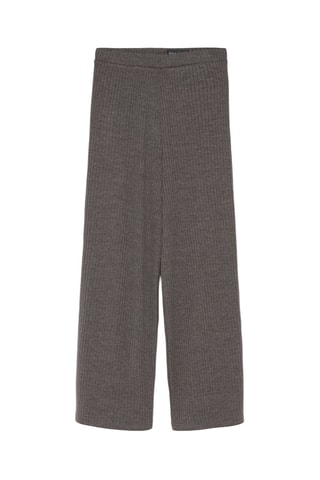 Pantalon taille haute - Gris foncé