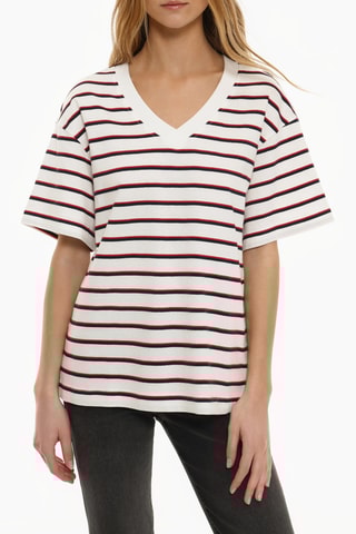 T-shirt oversize - Blanc