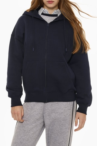 Sweat à capuche - Bleu marine